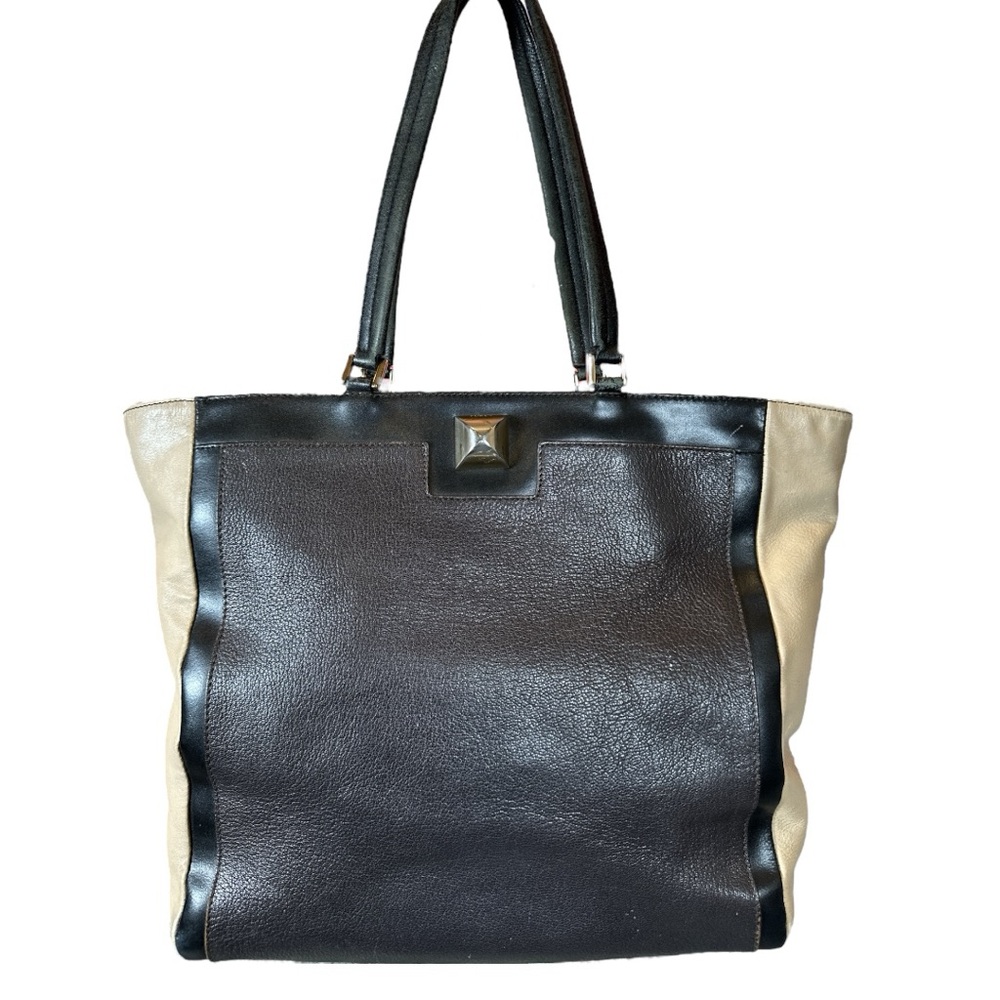 Furla Cortina Tri-Color Colorblock Shoulder/Tote Bag - Picture 3 of 17